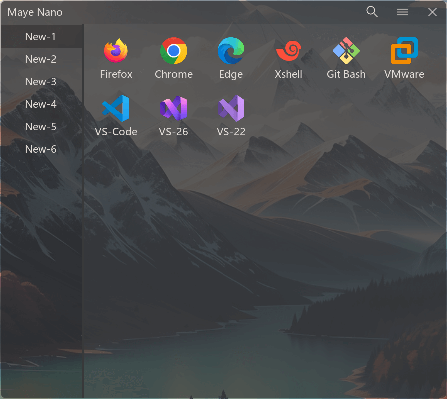 Maye Nano 界面截图